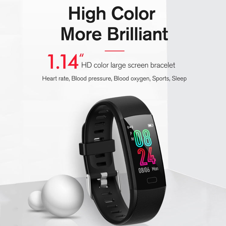 Y10 0.96 inch TFT Color Screen Smart Bracelet, Support Call Reminder/ Heart Rate Monitoring /Blood Pressure Monitoring/ Sleep Monitoring/Blood Oxygen Monitoring(Purple) - Smart Wear by buy2fix | Online Shopping UK | buy2fix