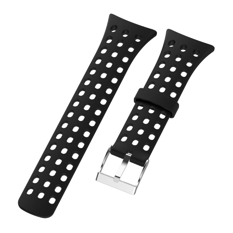 Silicone Male  Watch Band for SUUNTO M1 / M2 / M4 / M5(Black) - Smart Wear by buy2fix | Online Shopping UK | buy2fix