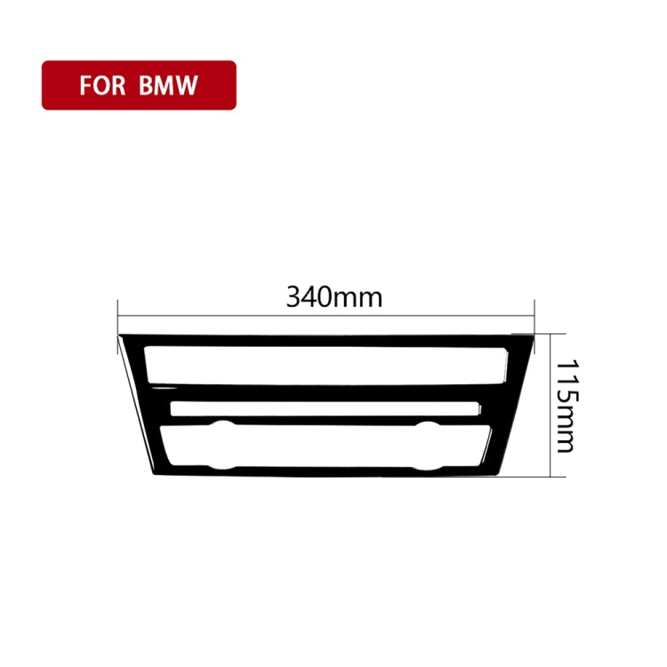 For BMW 5 Series F07 5GT 535i 2010-2016 Car CD Panel Center Console Air Conditioning Panel Decorative Sticker - In Car by buy2fix | Online Shopping UK | buy2fix