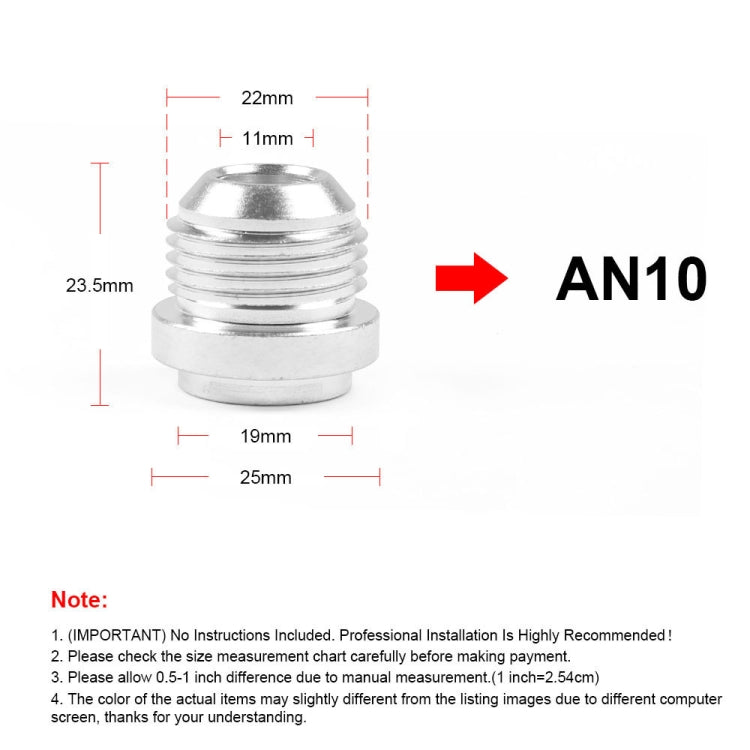 AN10 Car Oil Pipe Joint Breathable Pot Connector - In Car by buy2fix | Online Shopping UK | buy2fix