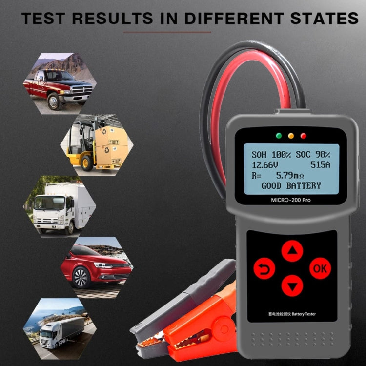 MICRO-200 PRO Car Battery Tester Battery Internal Resistance Life Analyzer, Nordic Version - Code Readers & Scan Tools by buy2fix | Online Shopping UK | buy2fix