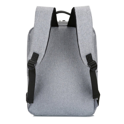 POFOKO Large-capacity Waterproof Oxford Cloth Business Casual Backpack with External USB Charging Design for 15.6 inch Laptops(Black) - Other by POFOKO | Online Shopping UK | buy2fix