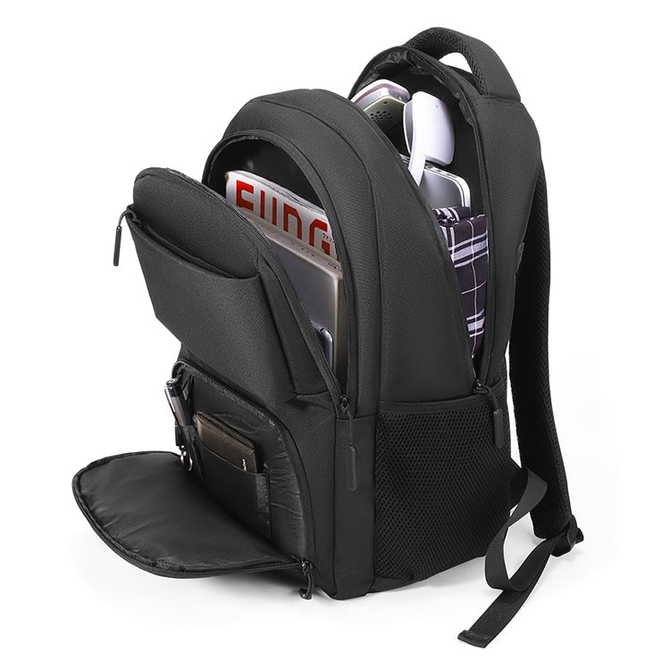 cxs-615 Multifunctional Oxford Laptop Bag Backpack (Light Grey) - Backpack by buy2fix | Online Shopping UK | buy2fix