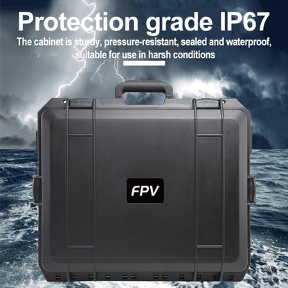 For DJI FPV Aluminum Alloy Explosion-proof Suitcase Portable Storage Box Case Travel Carrying Bag, No Disassembly Propeller - DJI & GoPro Accessories by buy2fix | Online Shopping UK | buy2fix