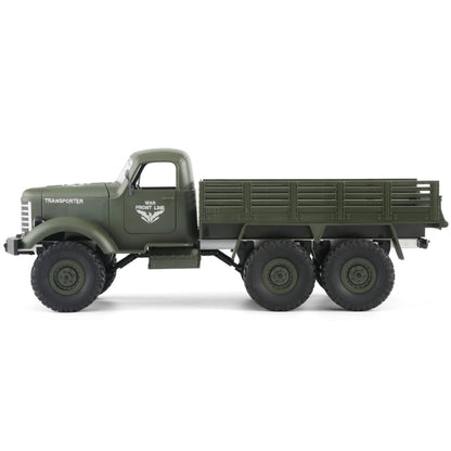 JJR/C Q60 Transporter-1 Full Body 1:16 Mini 2.4GHz RC 6WD Tracked Off-Road Military Truck Car Toy(Army Green) - RC Cars by JJR/C | Online Shopping UK | buy2fix