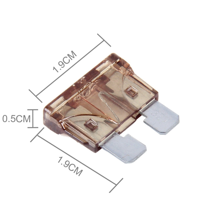 100 PCS 12V Car Add-a-circuit Fuse Tap Adapter Blade Fuse Holder (Big Size)(Coffee) - In Car by buy2fix | Online Shopping UK | buy2fix