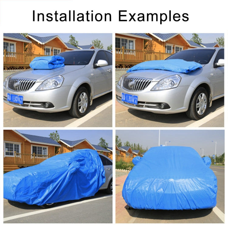 Anti-Dust Anti-UV Heat-insulating Elastic Force Cotton Car Cover for SUV, Size: XL, 5.05m~5.35m (Black) - PE Material by buy2fix | Online Shopping UK | buy2fix
