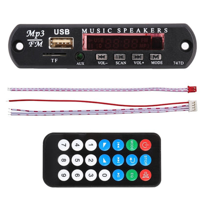 Car 12V Audio Bluetooth MP3 Player Decoder Board FM Radio TF USB 3.5 mm AUX, without Recording - Car MP3 & MP4 & MP5 by buy2fix | Online Shopping UK | buy2fix
