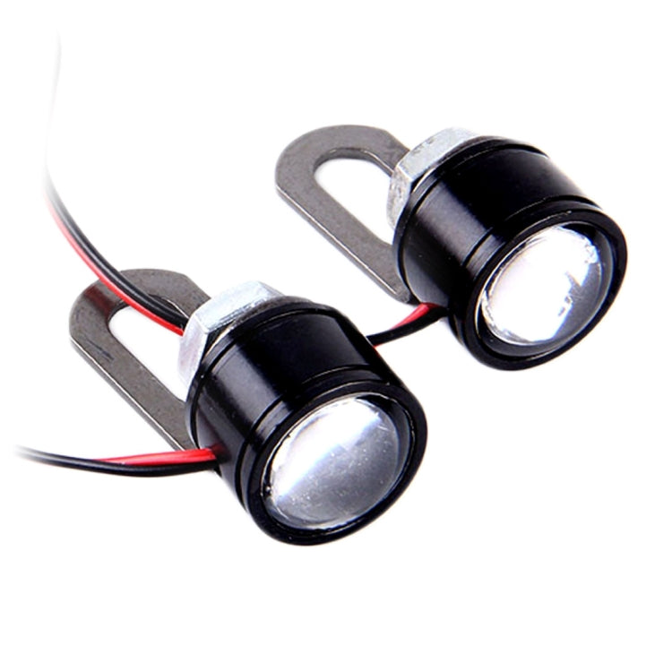 2 PCS 12V 3W Green Light Eagle Eyes LED Strobe Light For Motorcycle ，Wire Length: 90cm - Eagle Eye Lights by buy2fix | Online Shopping UK | buy2fix