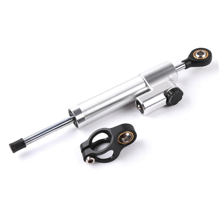 Motorcycle Handlebar Universal Shock Absorber Direction Damper Steering Stabilizer Damper Accessories(Silver) - In Car by buy2fix | Online Shopping UK | buy2fix