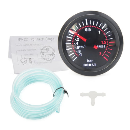 52mm 12V Universal Car Modified Bar Boost Gauge - In Car by buy2fix | Online Shopping UK | buy2fix