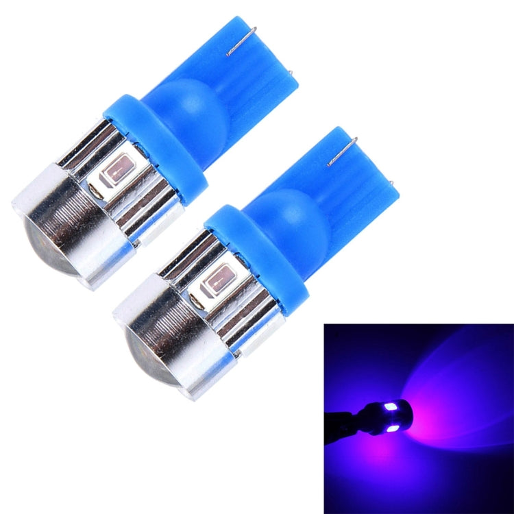 2 PCS T10 3W 6 LED SMD 5630 Blue Light Clearance Light.DC 12V. - Clearance Lights by buy2fix | Online Shopping UK | buy2fix