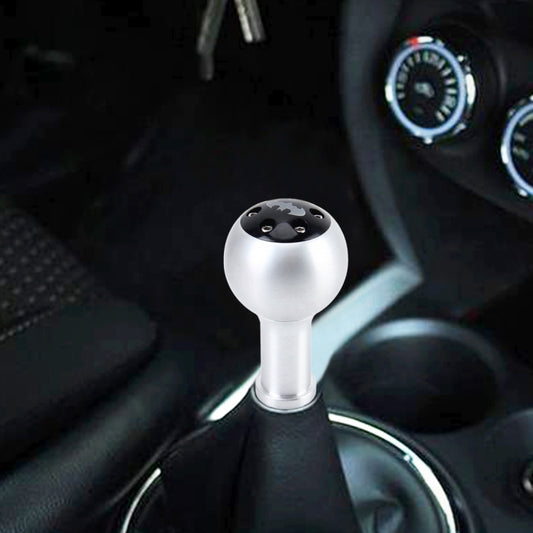 Universal Vehicle Car Bat Pattern Shifter Cover Manual Automatic Aluminum Gear Shift Knob(Silver), Size: 5*9cm - Shift Knob by buy2fix | Online Shopping UK | buy2fix