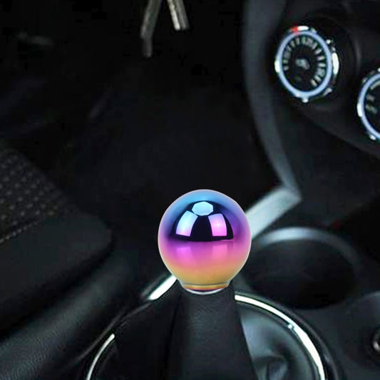 Universal Vehicle Car Gradient Blue Screwed Shifter Cover Manual Automatic Aluminum Gear Shift Knob - Shift Knob by buy2fix | Online Shopping UK | buy2fix