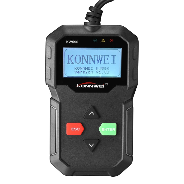 KONNWEI KW590 Mini OBDII Car Auto Diagnostic Scan Tools Auto Scan Adapter Scan Tool (Can Only Detect 12V Gasoline Car)(Black) - Code Readers & Scan Tools by KONNWEI | Online Shopping UK | buy2fix