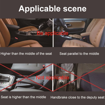 Universal Car Multi-functional Console Side Pocket Seat Gap Side Storage Box with Elbow Support Pad (Beige) - Stowing Tidying by buy2fix | Online Shopping UK | buy2fix