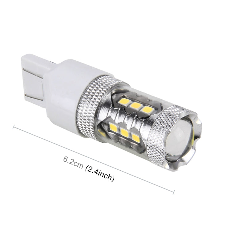 2 PCS T25 / 3156 5W 250LM 6000K Car Auto Turn Light Reversing Lights 16LEDs SMD-2835 Lamps, DC 12V(White Light) - Arrow Turn Lights by buy2fix | Online Shopping UK | buy2fix