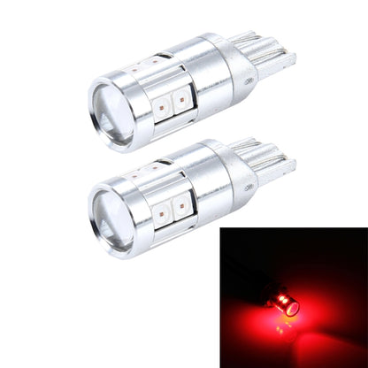 2 PCS T10 5W 8 SMD-3030 LED Car Clearance Lights Lamp, DC 12V(Red Light) - Clearance Lights by buy2fix | Online Shopping UK | buy2fix