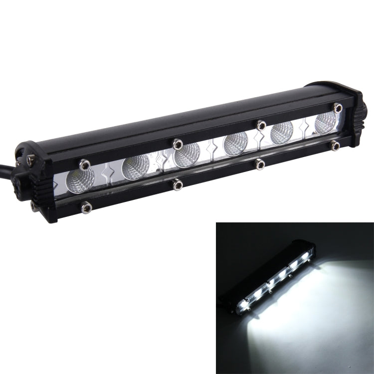 DC 10-30V 18W 2300LM 6500K Waterproof Vehicle Car Boat Marine External Work Lights Emergency Lights 60 Degrees Adjustable Flood Light LED Car Bulbs with 6 Intense CREE LED Lights(White Light) - Work Lights by buy2fix | Online Shopping UK | buy2fix