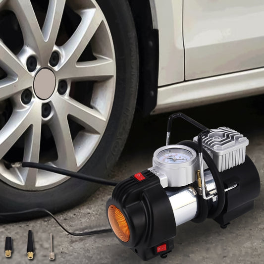 Portable 4X4 Heavy Duty Air Compressor 12V 150PSI 35LPM Pump Tire Inflatable Pump Car Tool with Working Light for Outdoor Emergency - In Car by buy2fix | Online Shopping UK | buy2fix