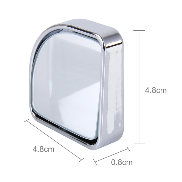 3R-015 2 PCS Car Blind Spot Rear View Wide Angle Mirror, Diameter: 5cm(Silver) - Convex Mirror & Accessories by 3R | Online Shopping UK | buy2fix