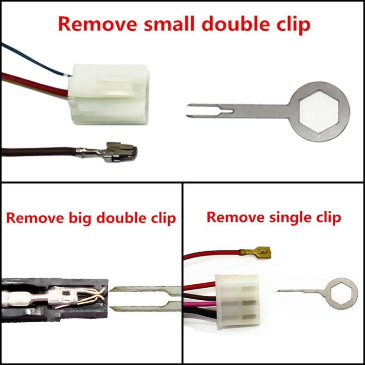 11 PCS Auto Car Plug Circuit Board Wire Harness Terminal Extraction Pick Connector Crimp Pin Back Needle Remove Tool - In Car by buy2fix | Online Shopping UK | buy2fix