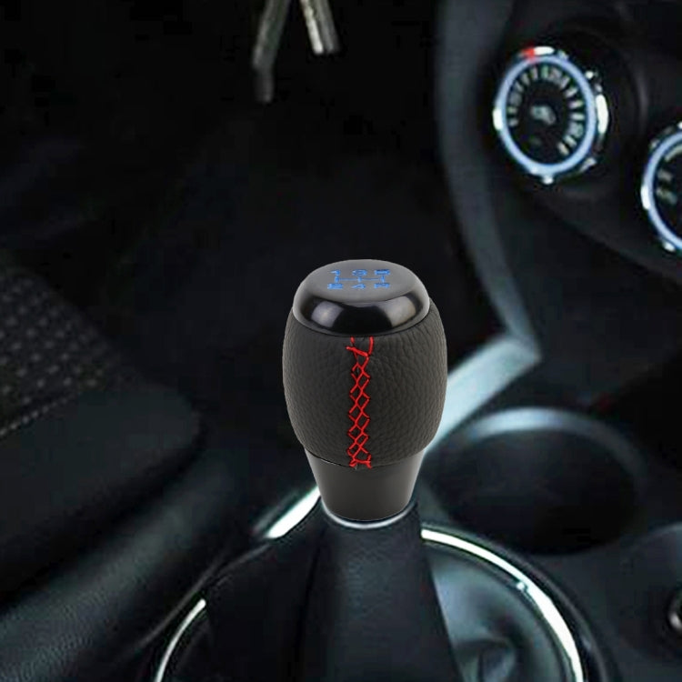 Universal Car Leather Metal Gear Shift Knob Modified Car Auto Transmission Shift Lever Knob - Shift Knob by buy2fix | Online Shopping UK | buy2fix