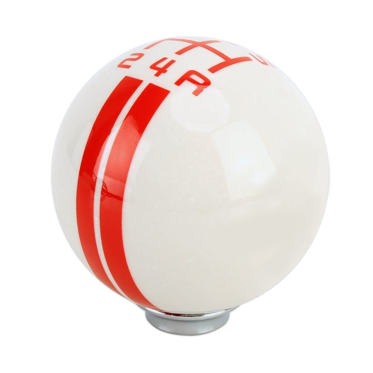 Universal Vehicle Ball Shape Modified Resin Shifter Manual 5-Speed Gear Shift Knob(Red) - Shift Knob by buy2fix | Online Shopping UK | buy2fix