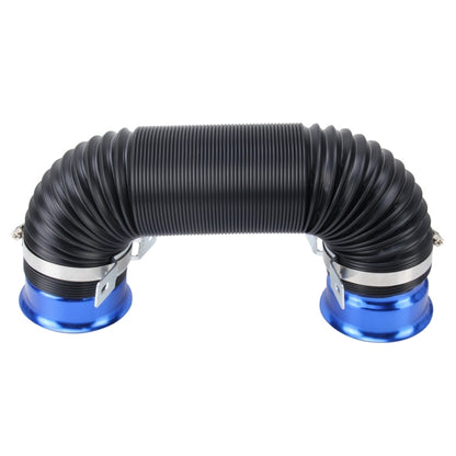 Car Auto Universal Tube Air Filter Adjustable Cold Air Injection Intake System Pipe Without Air Filter(Blue) - In Car by buy2fix | Online Shopping UK | buy2fix