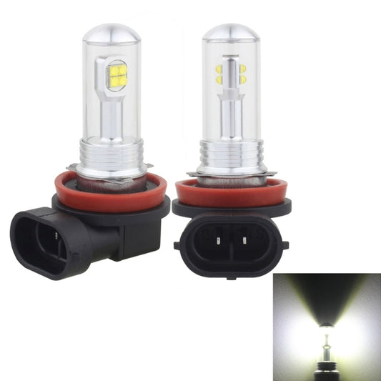 2 PCS  H8/H11 40W 800 LM 6000K 8 CREE LEDs Car Fog Lights, DC 12V(White Light) - In Car by buy2fix | Online Shopping UK | buy2fix