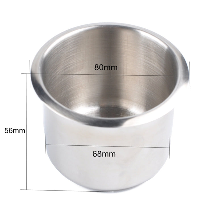 Stainless Steel Drop-in Cup Holder Table Drink Holder for RV Car Truck Camper, Size: 6.8 x 5.6cm - Stowing Tidying by buy2fix | Online Shopping UK | buy2fix