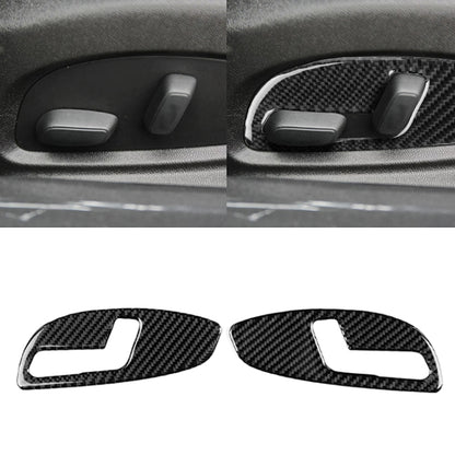 2 PCS Car Carbon Fiber Seat Adjustment Panel Decorative Sticker for Chevrolet Camaro 2017-2019 - Car Interior Mouldings by buy2fix | Online Shopping UK | buy2fix