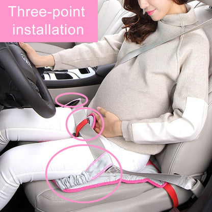 Car Safety Seat Protective Pad with Clip Back Abdominal Belt for Pregnant Woman (Sky Blue) - Seat Belts & Padding by buy2fix | Online Shopping UK | buy2fix