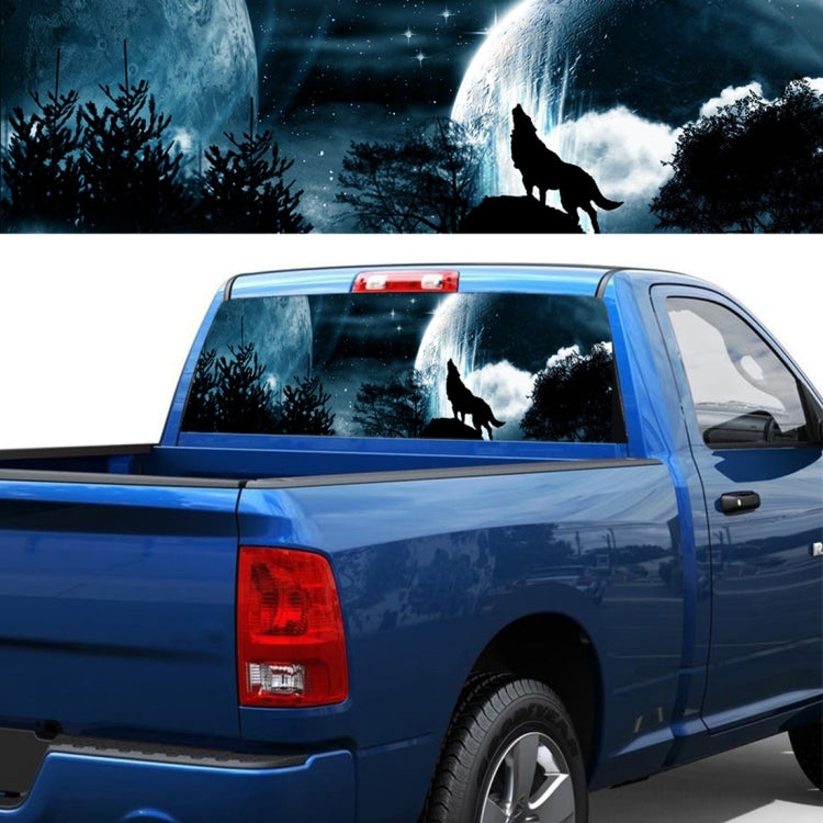 Wolverine Pattern Horror Series Car Rear Window Decorative Sticker, Size: 168 x 74cm - Decorative Sticker by buy2fix | Online Shopping UK | buy2fix