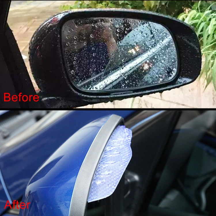 1 Pair 3R-2156 Universal Car Rearview Mirror Rain Blades Mirror Eyebrow Rain Cover (Black) -  by 3R | Online Shopping UK | buy2fix