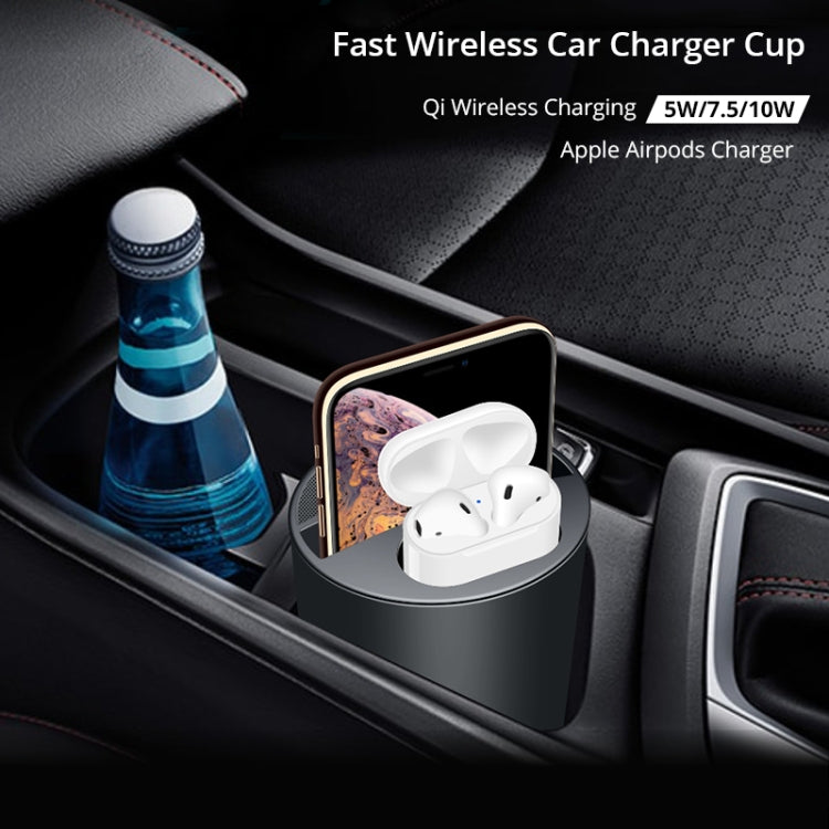 X9A Car QI Standard Charging Cup Wireless Fast Charger - In Car by buy2fix | Online Shopping UK | buy2fix