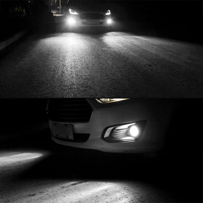 2 PCS H4 DC12V 4.3W 6000K 500LM Car Fog Lights with 12LEDs SMD-2525 - In Car by buy2fix | Online Shopping UK | buy2fix