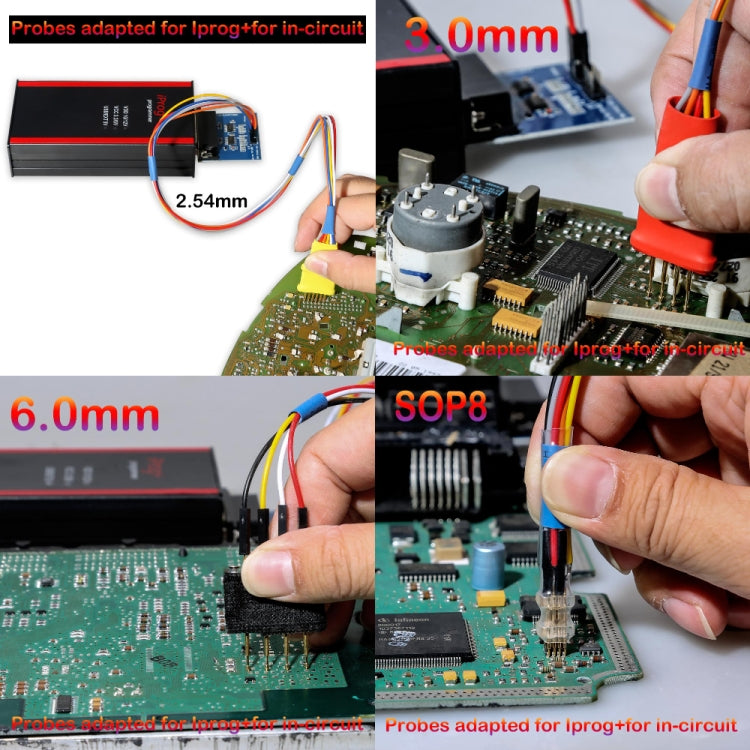 9 in 1 Probes Adapters for Iprog+ and Xprog-m for In-circuit - In Car by buy2fix | Online Shopping UK | buy2fix