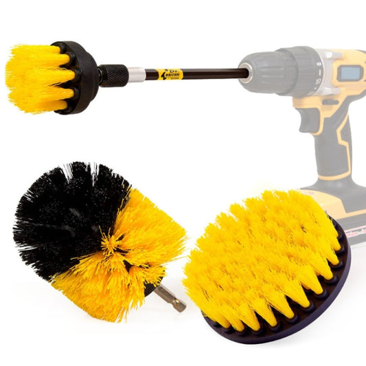 4 in 1 Floor Wall Window Glass Cleaning Descaling Electric Drill Brush Head Set, Random Color Delivery - Home & Garden by buy2fix | Online Shopping UK | buy2fix