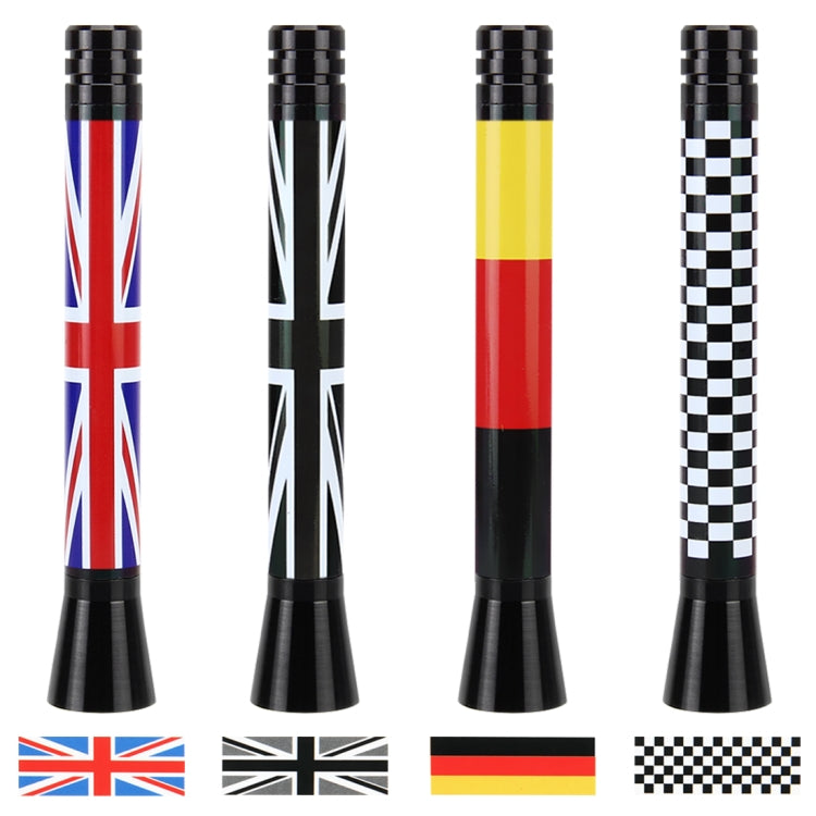 Short Universal the UK Flag Pattern Car Antenna Aerial 7.5cm -  by buy2fix | Online Shopping UK | buy2fix