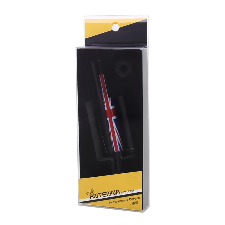 Short Universal the UK Flag Pattern Car Antenna Aerial 7.5cm -  by buy2fix | Online Shopping UK | buy2fix