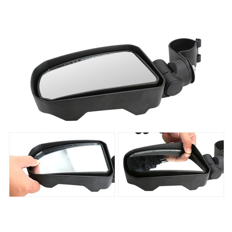 Pair All-terrain Vehicles Wide Field View 2.0 inch Rearview Mirror Side Reflector Mirror for UTV / ATV - In Car by buy2fix | Online Shopping UK | buy2fix