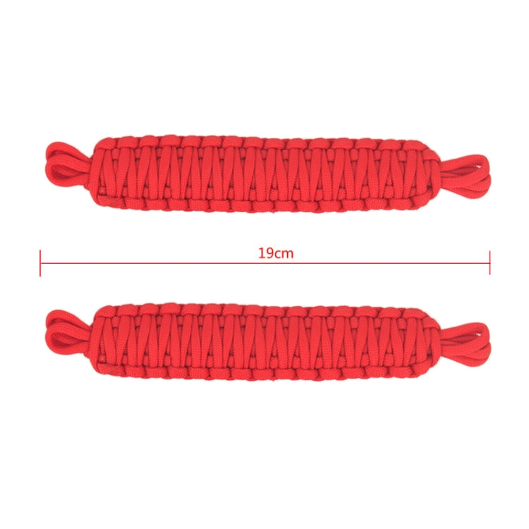 Car Door Limit Braided Rope Strap for Jeep Wrangler (Red) - In Car by buy2fix | Online Shopping UK | buy2fix