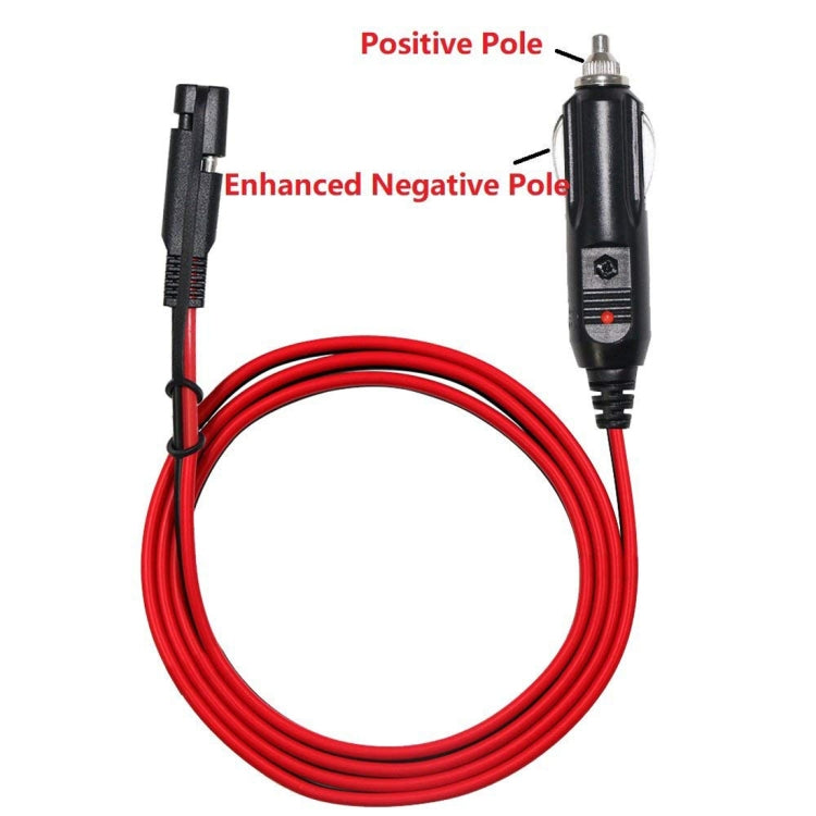 12V SAE Car Power Cord Cigarette Lighter Plug to Solar Battery Charging Connecting Cable, Length: 1.5m - In Car by buy2fix | Online Shopping UK | buy2fix