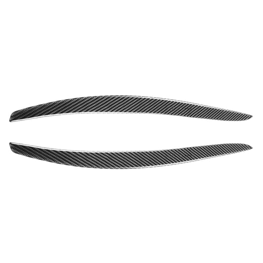 2 PCS / Set Carbon Fiber Car Lamp Eyebrow Decorative Sticker for BMW E92 / E93 2006-2012, Drop Glue Version -  by buy2fix | Online Shopping UK | buy2fix