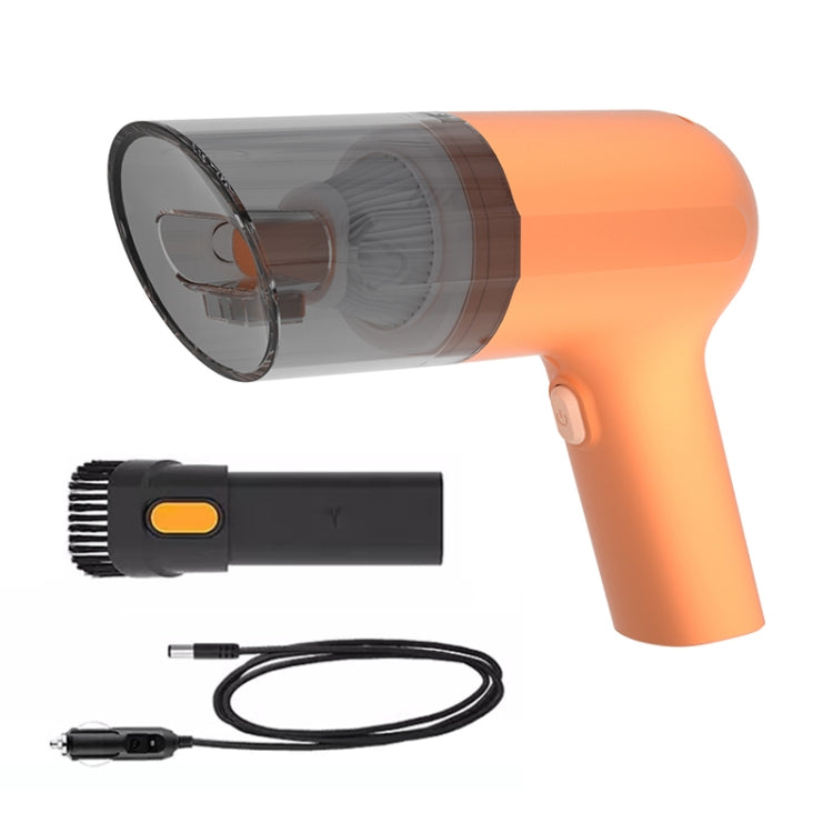 Car Portable Handheld Powerful Vacuum Cleaner Style: Wired(Orange) - In Car by buy2fix | Online Shopping UK | buy2fix