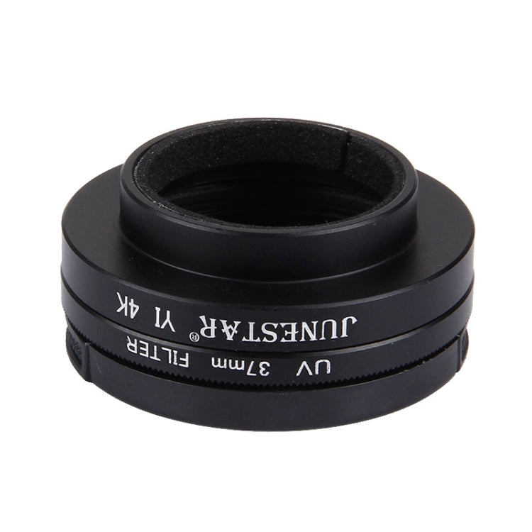 JUNESTAR for Xiaomi Xiaoyi Yi II 4K Sport Action Camera Proffesional 37mm UV Filter + Lens Protective Cap - DJI & GoPro Accessories by JSR | Online Shopping UK | buy2fix