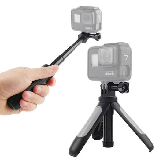 GP446 Multifunctional Mini Fixed Tripod for GoPro Hero11 Black / HERO10 Black /9 Black /8 Black /7 /6 /5 /5 Session /4 Session /4 /3+ /3 /2 /1, DJI Osmo Action and Other Action Cameras(Grey) - DJI & GoPro Accessories by buy2fix | Online Shopping UK | buy2fix