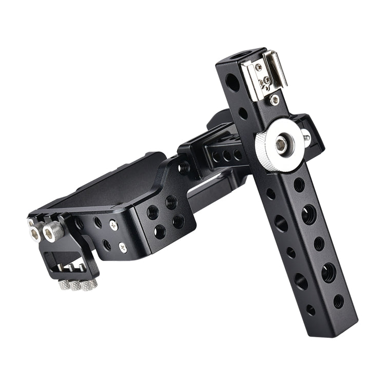 YELANGU C6 Camera Video Cage Handle Stabilizer for Sony A6000 / A6300 / A6500 / A6400(Black) - Camera Cage by YELANGU | Online Shopping UK | buy2fix