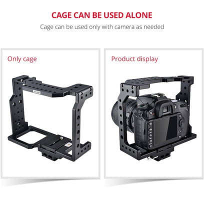 YELANGU C8 YLG0910 Handle Video Camera Cage Stabilizer(Black) - Camera Cage by YELANGU | Online Shopping UK | buy2fix